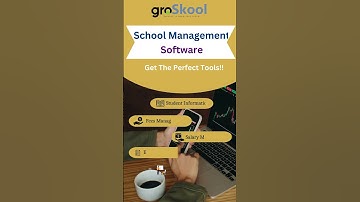 School Management software with groSkool  || # groERP