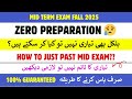𝐙𝐞𝐫𝐨 𝐏𝐫𝐞𝐩𝐚𝐫𝐚𝐭𝐢𝐨𝐧 𝐕𝐔 𝐌𝐈𝐃 𝐓𝐄𝐑𝐌 𝐄𝐱𝐚𝐦 𝐏𝐫𝐞𝐩𝐚𝐫𝐚𝐭𝐢𝐨𝐧 𝐈𝐧 𝐒𝐡𝐨𝐫𝐭 𝐓𝐢𝐦𝐞 𝐕𝐮 𝐦𝐢𝐝 𝐭𝐞𝐫𝐦 𝐓𝐢𝐩𝐬 𝐭𝐨 𝐏𝐚𝐬𝐬