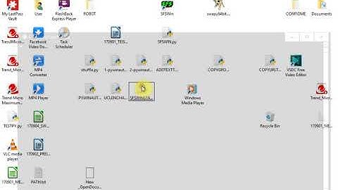 2 SFSWin pywinauto code test. SWAPY and PYWINAUTO for automation.
