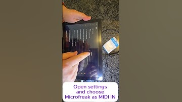 How to connect Arturia Microfreak to tablet or phone