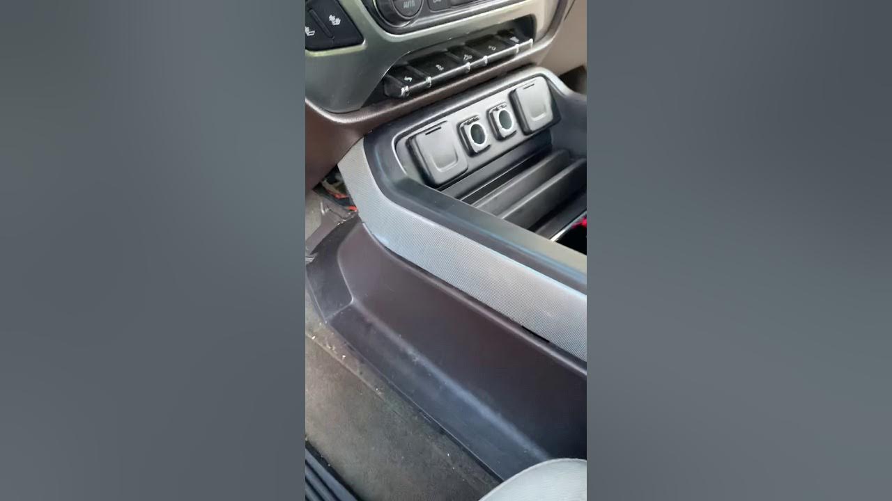 How to Remove Center Console on a 2015 Chevy Silverado and newer - YouTube