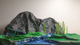 How to make mountain using paper v2