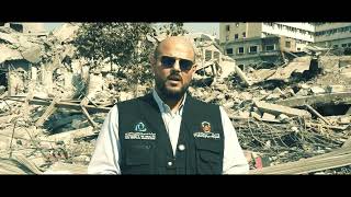 وسط دمار مدينة النبطية :مساعدات العتبة الحسينية الطبية والغذائية تصل مستشفى نبيه بري الحكومي