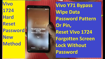 Vivo Y71 Bypass Wipe Data Password, Vivo Y71 Hard Reset Password New Method