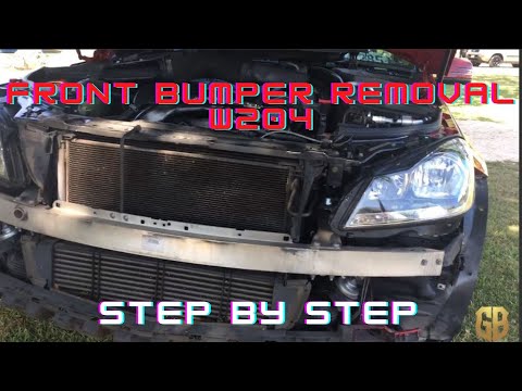 How to Remove the Front Bumper of Mercedes Benz W204