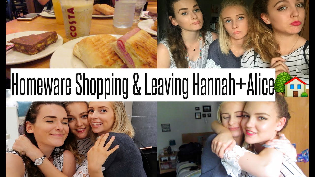 VLOG: Homeware Shopping & Leaving Hannah+Alice