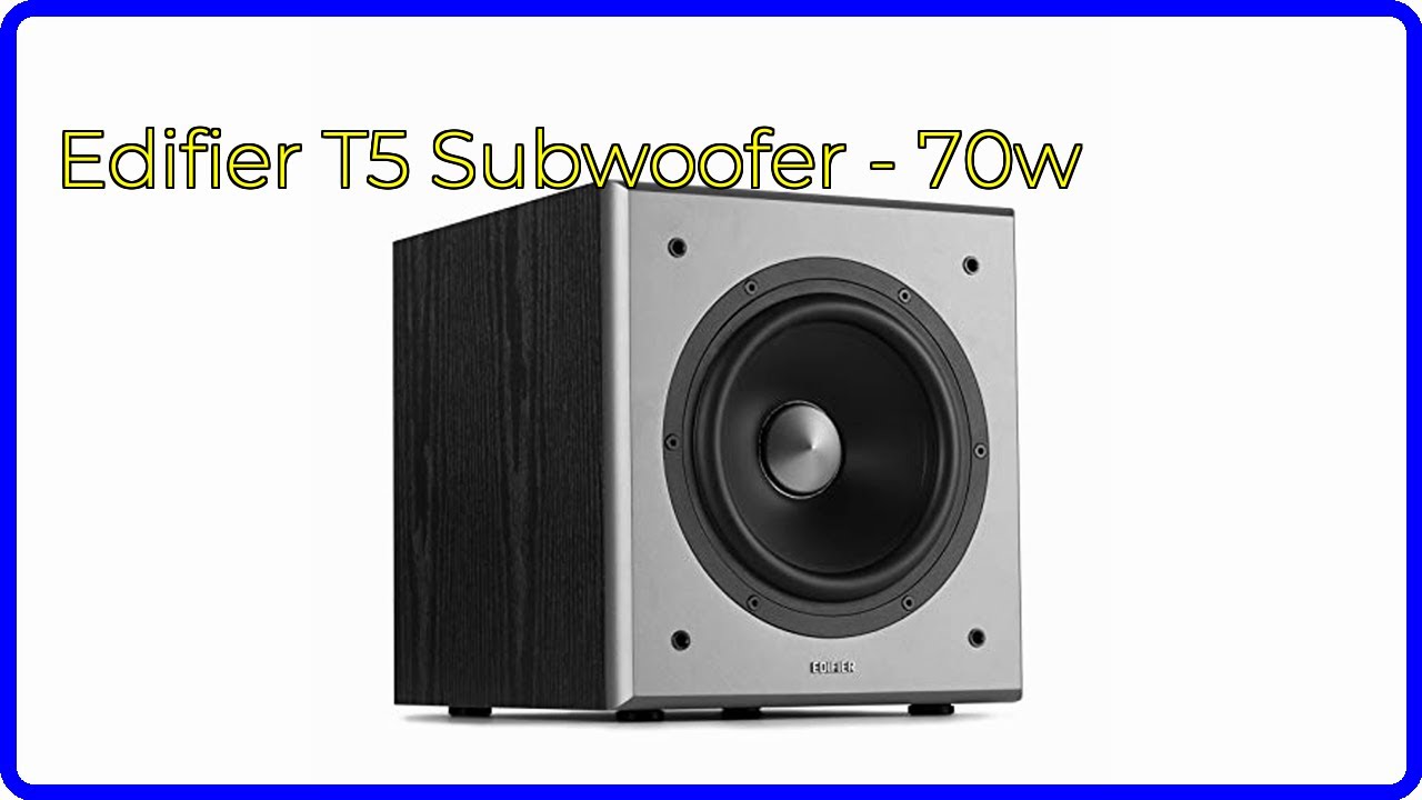 REVIEW (2025): Edifier T5 Subwoofer - 70w. First Look. - YouTube