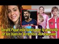 Gerard Piqué está furioso por la aparición de sus hijos en 'Acróstico', Así reaccionó con Shakira