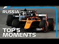Top 5 Formula 2 Moments | 2020 Russian Grand Prix