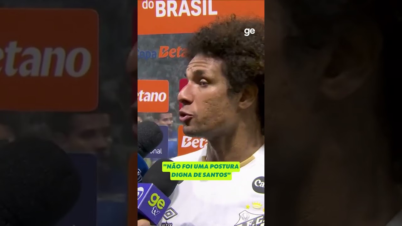 ARÃO LAMENTA POSTURA DO SANTOS NA DERROTA PARA O PALMEIRAS | #shorts | ge.globo