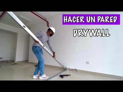 Video: Alineación de paredes con drywall sin marco. Cómo unir paneles de yeso a una pared