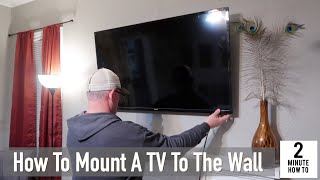 How To Mount A TV To The Wall (with no studs) - Simple & Easy