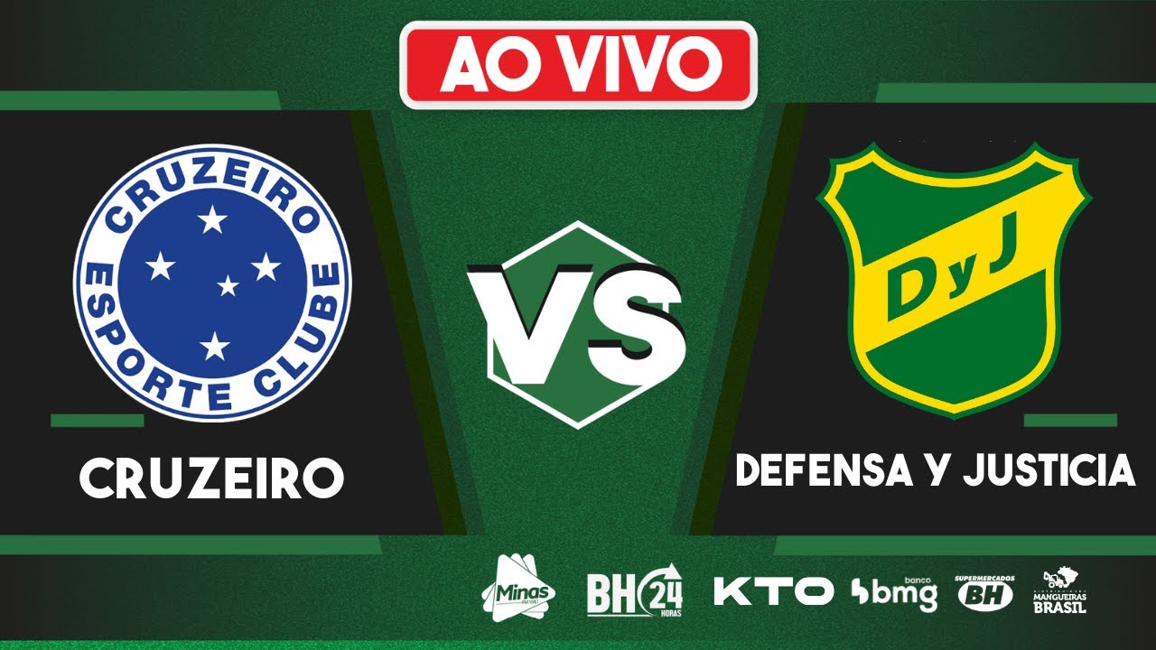 Acompanhe Cruzeiro x Defensa y Justicia pela Vitória Cup - YouTube