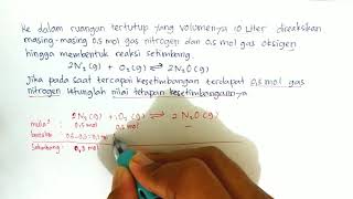 Contoh soal kesetimbangan konsentrasi | kesetimbangan kimia | kimia kelas 11 Contoh soal kesetimbangan konsentrasi | kesetimbangan kimia | kimia kelas 11
