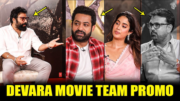 Devara Team Interaction with Sandeep Reddy Vanga | NTR | Saif Ali Khan |  Janhvi | Koratala Siva