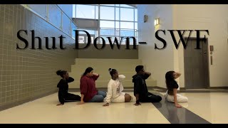 {K-pop Dance cover in school} Blackpink Shut Down SWF version