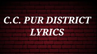 Video thumbnail of "C.C.PUR DISTRICT LYRICS||Kuki love song||"