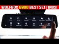 WOLFBOX G900 4K Mirror Dash Cam Full Menu & Best Settings