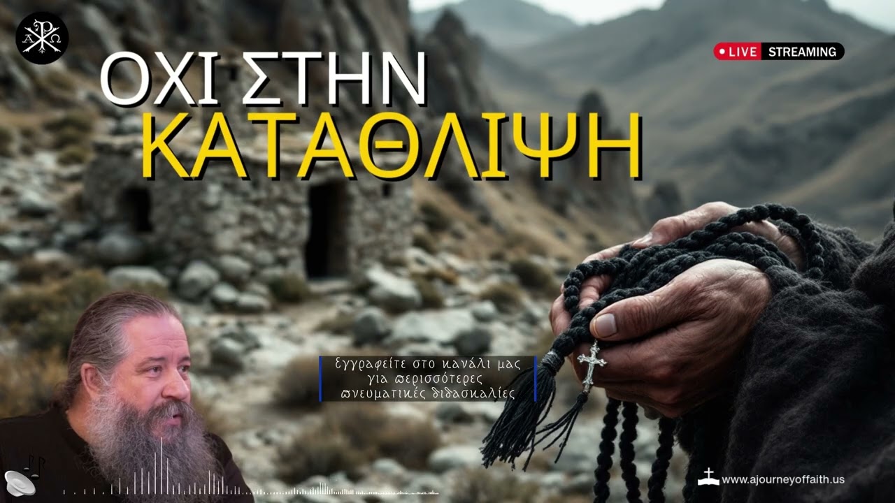 🙏✨Όχι στην κατάθλιψη -  π .Γεώργιος Σχοινάς 📿💫