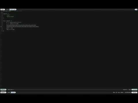 opflashing neovim vim-go