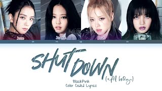BLACKPINK - Shut Down [+ AI bridge by @kyontheprize ] [Color Coded Lyrics] ANGIE STAR Resimi