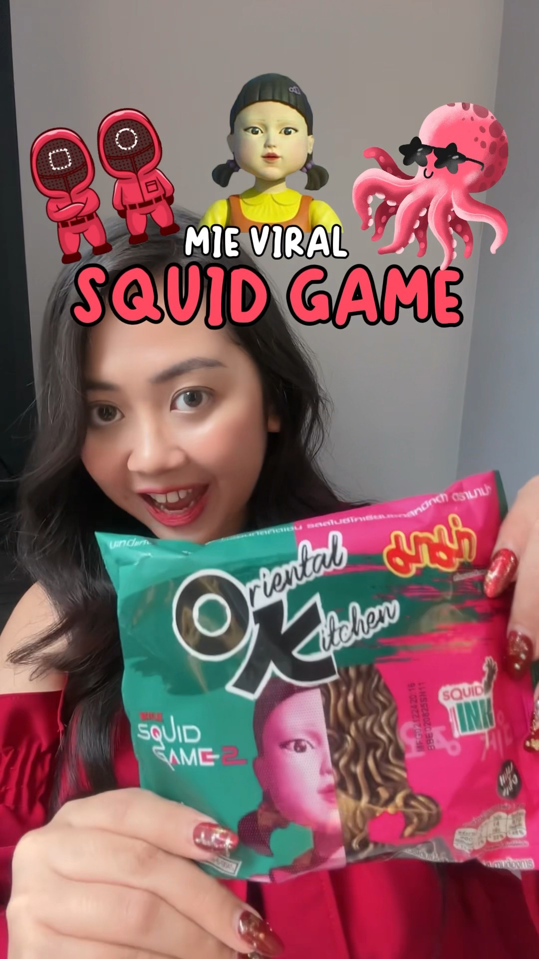 MIE SQUID GAME VIRAL!!! | Klara Tania #shorts