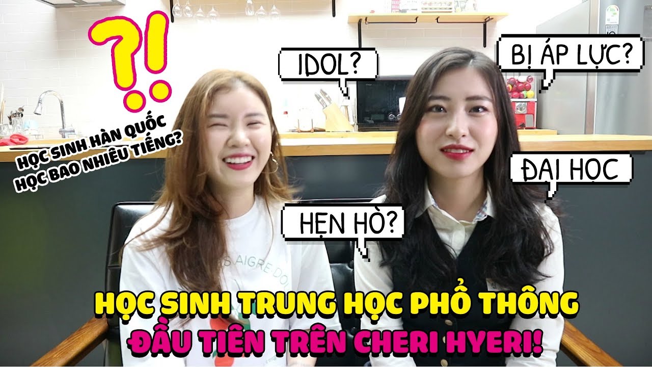 Học sinh trung học | HỌC SINH TRUNG HỌC PHỔ THÔNG ĐẦU TIÊN TRÊN CHERI HYERI! Học sinh Hàn Quốc học bao nhiêu tiếng?