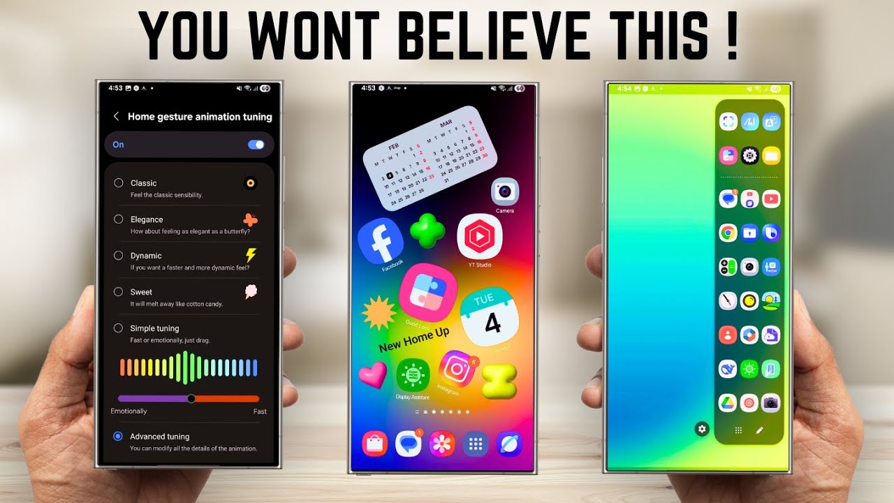HUMONGOUS UPDATE - YOU WILL GO INSANE WITH THIS  new Home Up on One UI 7