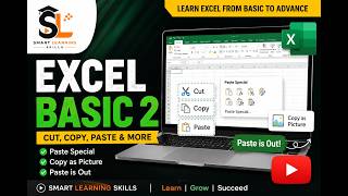 📊 Excel Basic – Part 2 | Copy, Cut, Paste, Paste Special & Format Painter