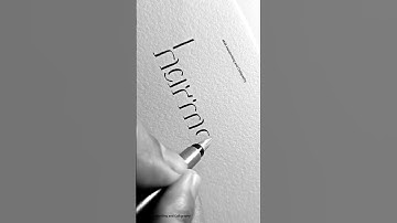 3D shadow lettering art #shortsfeed #3d #3dart