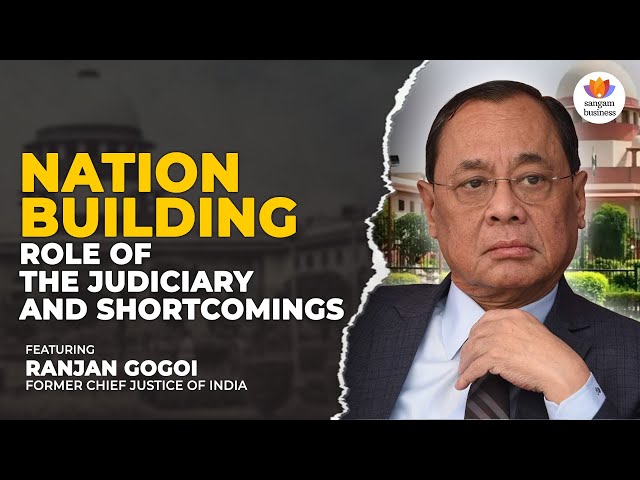 Former CJI Ranjan Gogoi: India's Judiciary Crisis - 5 Crore Pending Cases & The Digital Solution