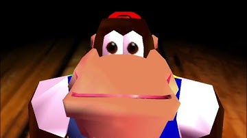 Donkey Kong 64 (N64, 1999) - Intro DK RAP (original format TV, 4K 60ᶠᵖˢ)