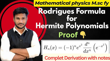 Rodrigues Formula for Hermite Polynomial ||