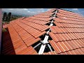 How to make Hollow Roof  Truss and Clay Tile Roofing Work