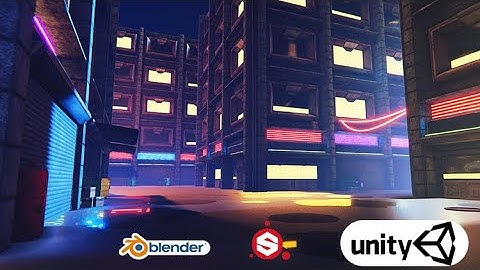 Blender cyberpunk in unity HDRP