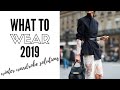 Top Wearable Winter Fashion Trends 2019 | How To Style