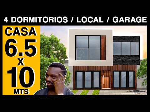 Video: Proyectos De Casas 10x10: Casas Con Excelente Distribución De Madera Laminada Y Marco, Con Buhardilla Y Garaje, Piso Y Medio Y Otros