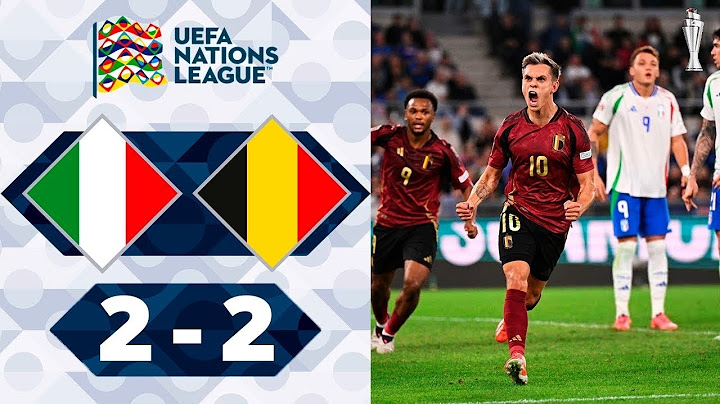 Italy vs Belgium 2-2 All Goals & Highlights - UFA nation league - euor 2024