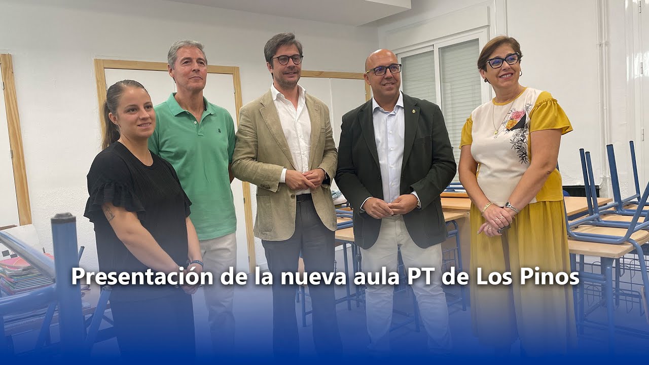 Presentación de la nueva aula PT de Los Pinos - YouTube
