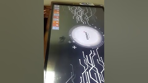 Working Demo of Interactive Multi-Touch Screen