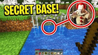 I FOUND PENNYWISE'S SECRET BASE IN MINECRAFT... (Scary Minecraft Video)