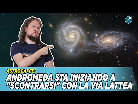 Andromeda sta iniziando a "scontrarsi" con la Via Lattea