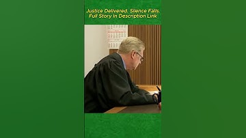 “Judge’s Voice Breaks as He Delivers a Chilling Life Sentence 😔⚖️” #courtroomdrama #judge