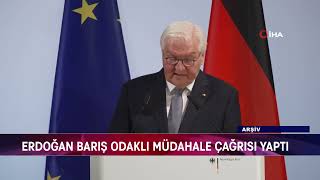 ERDOĞAN, STEİNMEİER İLE TELEFONDA GÖRÜŞTÜ