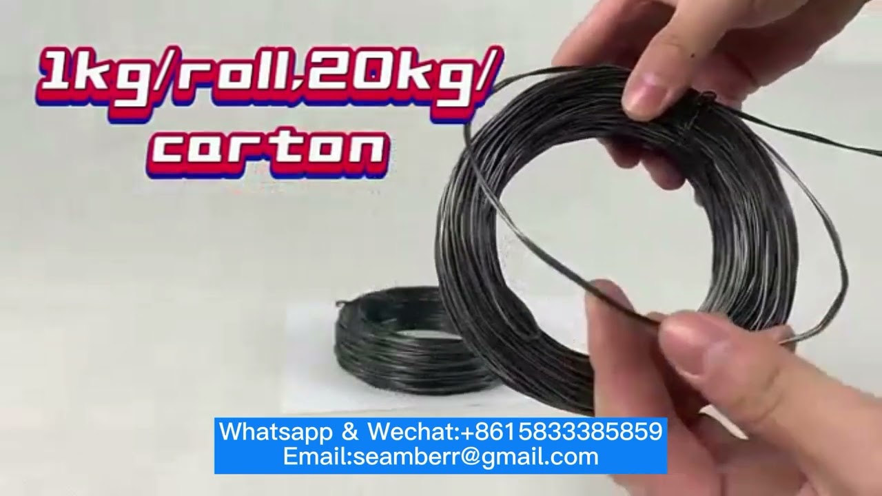 Best Price 1Kg 18 Gauge Black Annealed Tie Wire Twisted Wire Tie Wire
