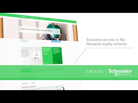 mySchneider Electrician Portal and Partner Programme