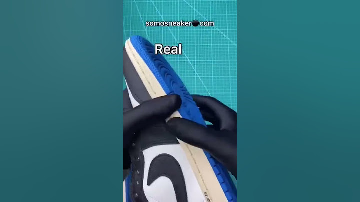 Fake vs real Jordan 1 Low  Fragment x Travis Scott