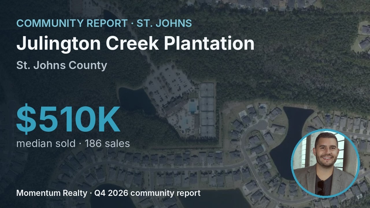 Julington Creek Plantation (St. Johns, FL): Homes, Prices & What to Know (Q4 2026 update)
