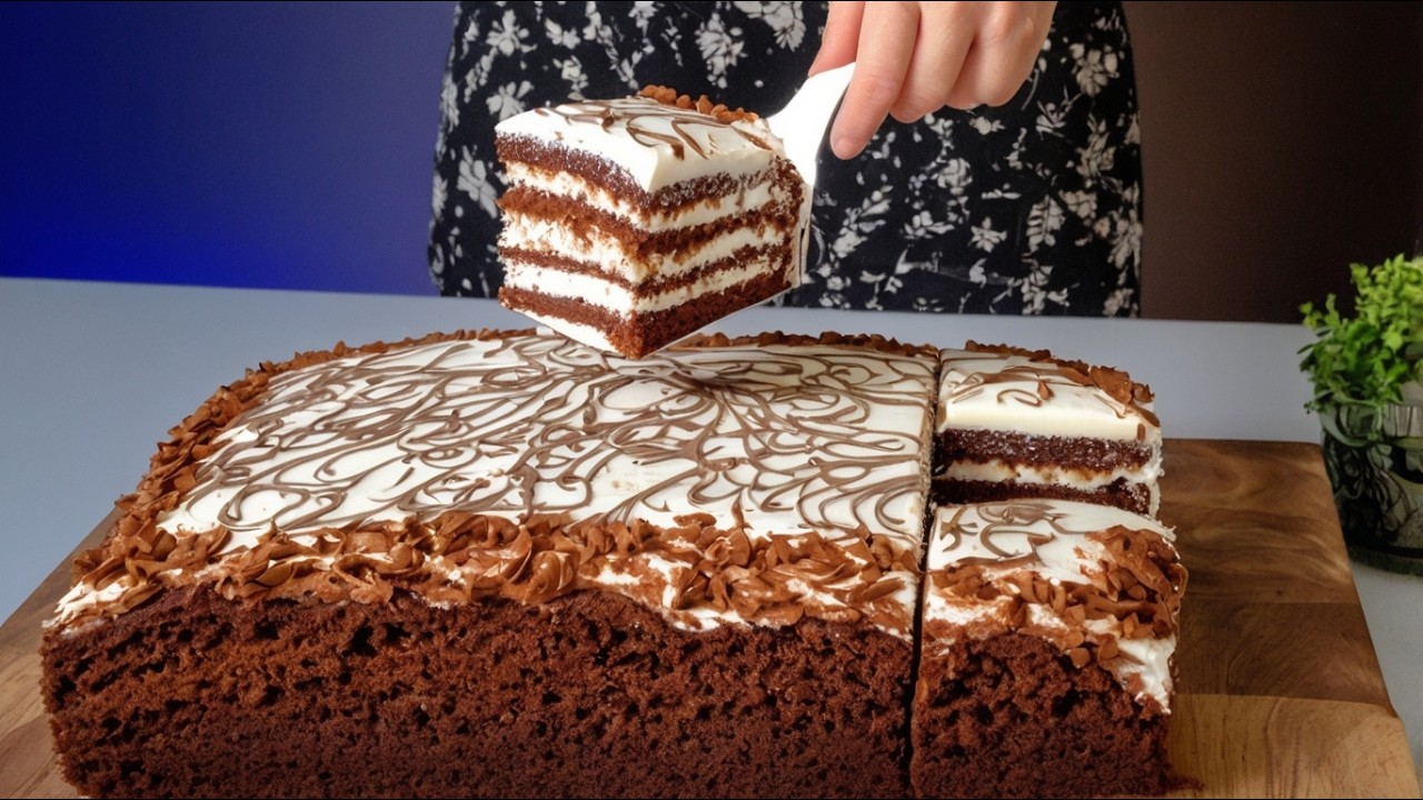 10-минутный торт, который покорил мир ️ Я готовлю его каждую неделю! Вкусно и просто!