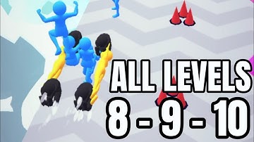 Human Vehicle Gameplay All Levels 8 - 9 - 10 Games Android and Ios